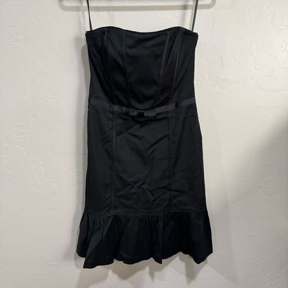 White House Black Market Dresses & Skirts - White House Black Market Dress 4 Black Strapless Formal Cocktail Ladies